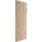 Ekena Millwork Rustic Three Board Joined Board-n-Batten Hand Hewn Faux Wood Shutters w/No Batten, 16 1/2W x 76H, PR SHUBJN16X76HHPR - alternate 11